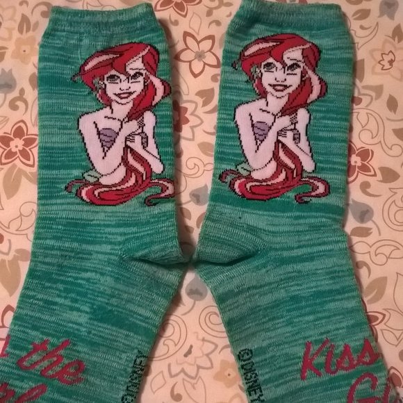 Disney Accessories The Little Mermaid Ariel Socks Set Of Two Poshmark